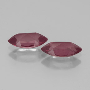  ct natürliche roter Rhodolith-Edelsteine, Marquise, VS