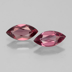  ct natürliche roter Rhodolith-Edelsteine, Marquise, VVS-VS