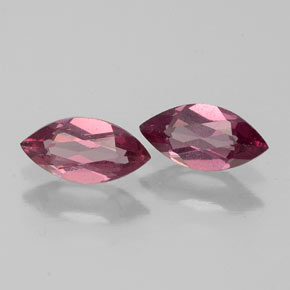  ct natürliche roter Rhodolith-Edelsteine, Marquise, VS