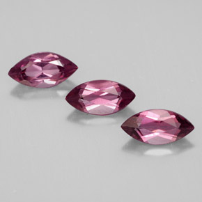  ct natürliche roter Rhodolith-Edelsteine, Marquise, VS