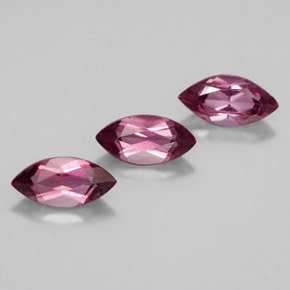  ct natürliche roter Rhodolith-Edelsteine, Marquise, VS