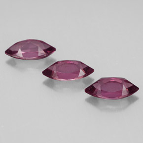  ct natürliche roter Rhodolith-Edelsteine, Marquise, VS