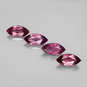  ct natürliche roter Rhodolith-Edelsteine, Marquise, VS