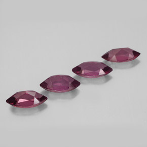  ct natürliche roter Rhodolith-Edelsteine, Marquise, VS
