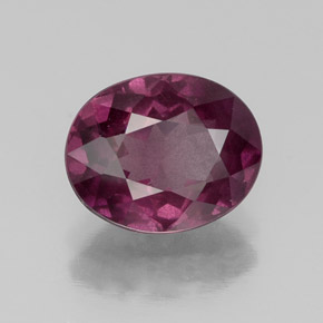 2,66 ctw natürlicher violetter Rhodolith, Oval Schliff, VS-SI