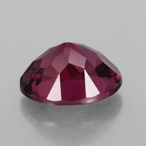 1,77 ctw natürlicher roter Rhodolith, Oval Schliff, VS-SI