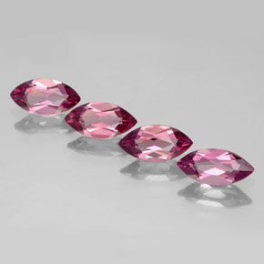  ct natürliche roter Rhodolith-Edelsteine, Marquise, VVS-VS