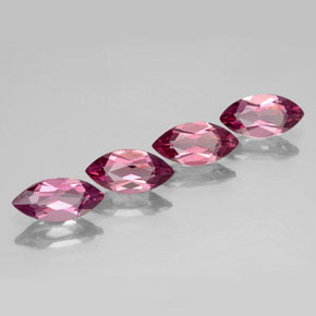  ct natürliche roter Rhodolith-Edelsteine, Marquise, VVS-VS