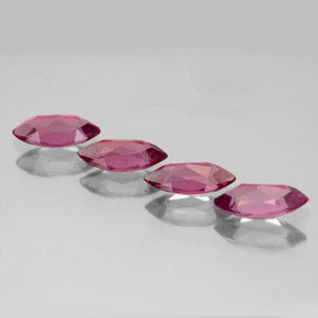  ct natürliche roter Rhodolith-Edelsteine, Marquise, VVS-VS