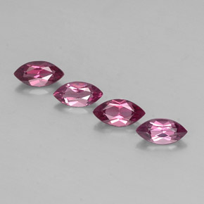  ct natürliche roter Rhodolith-Edelsteine, Marquise, VS