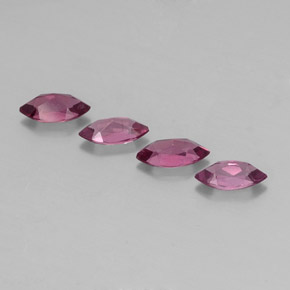  ct natürliche roter Rhodolith-Edelsteine, Marquise, VS