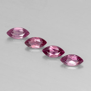 ct natürliche violetter Rhodolith-Edelsteine, Marquise, VS