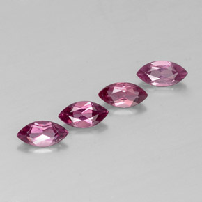  ct natürliche violetter Rhodolith-Edelsteine, Marquise, VS