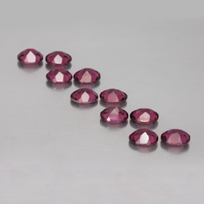  ct natürliche roter Rhodolith-Edelsteine, Oval Schliff, VS