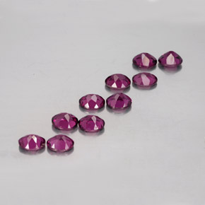 4,70 ct natürliche roter Rhodolith-Edelsteine, Oval Schliff, VS