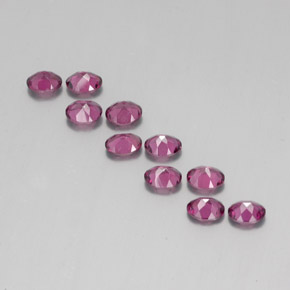 4,29 ct natürliche roter Rhodolith-Edelsteine, Oval Schliff, VS