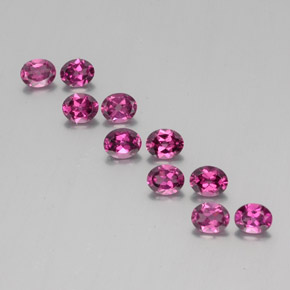 4,12 ct natürliche roter Rhodolith-Edelsteine, Oval Schliff, VS