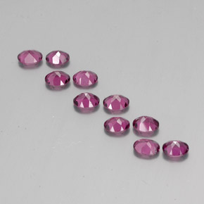 4,12 ct natürliche roter Rhodolith-Edelsteine, Oval Schliff, VS