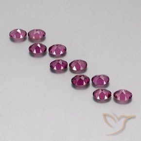 4,57 ct natürliche Himbeerrot Rhodolith-Edelsteine, Oval Schliff, VS