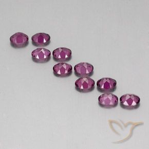 4.73 ct natürliche Himbeerrot Rhodolith-Granat-Edelsteine, Oval, VS