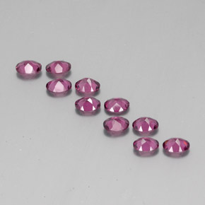 3,97 ct natürliche roter Rhodolith-Edelsteine, Oval Schliff, VS