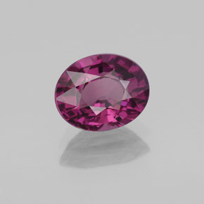 1,96 ctw natürlicher purpurfarbener Rhodolith, Oval Schliff, VS