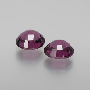 2,90 ct natürliche roter Rhodolith-Edelsteine, Oval Schliff, VVS-VS