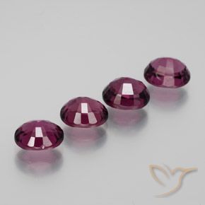 4.72 ct natürliche Himbeerrot Rhodolith-Granat-Edelsteine, Oval, VVS-VS