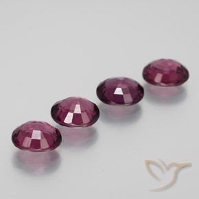 4.07 ct natürliche Himbeerrot Rhodolith-Granat-Edelsteine, Oval, VVS-VS