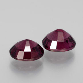 3.53 ct natürliche Himbeerrot Rhodolith-Granat-Edelsteine, Oval Schliff, VS