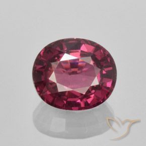 1.86ct Natürlicher Mittelviolett Rhodolith-Granat, Oval, VS