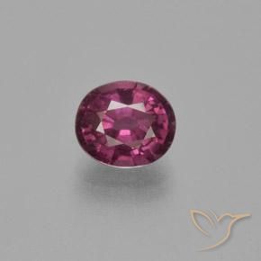 1.71ct Natürlicher Himbeerrot Rhodolith-Granat, Oval, VS