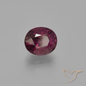 9,17 ctw natürlicher dunkellila Rhodolith-Granat, Oval, VS