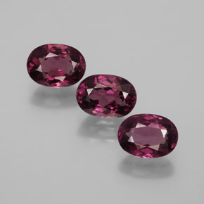  ct natürliche roter Rhodolith-Edelsteine, Oval Schliff, VS