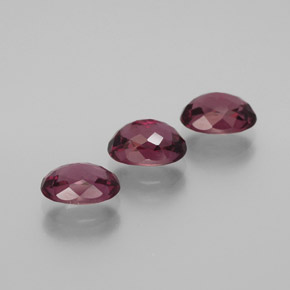  ct natürliche roter Rhodolith-Edelsteine, Oval Schliff, VS