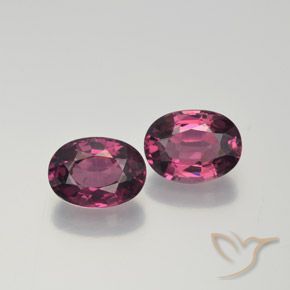 2.24ctw Natürlicher Mittelrot Rhodolith-Granat, Oval, VS