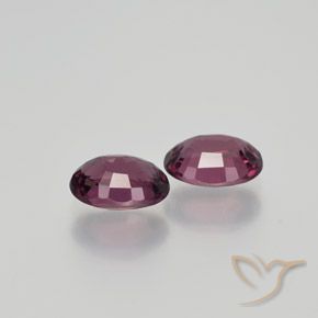 2.24 ct natürliche Mittelrot Rhodolith-Granat-Edelsteine, Oval, VS