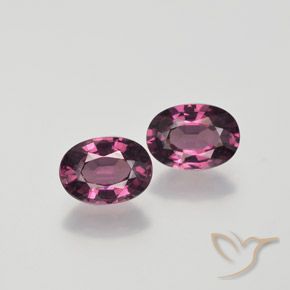 1.90ctw Natürlicher Mittelrot Rhodolith-Granat, Oval, VS