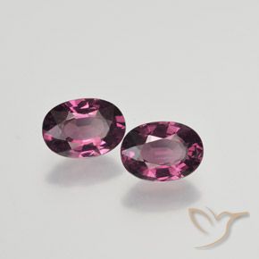 1.90 ct natürliche Mittelrot Rhodolith-Granat-Edelsteine, Oval, VS