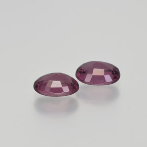 2,12 ct natürliche purpurfarbener Rhodolith-Edelsteine, Oval Schliff, VS