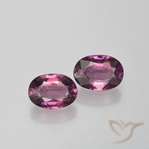 1.95ctw Natürlicher Traube Rhodolith-Granat, Oval, VS