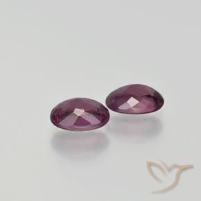 1.99 ct natürliche Magenta-Rosa Rhodolith-Granat-Edelsteine, Oval, VS