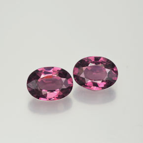 1,88 ct natürliche Magenta-Rosa Rhodolith-Edelsteine, Oval Schliff, VS