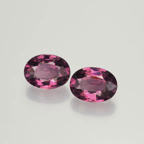 1,88 ct natürliche Magenta-Rosa Rhodolith-Edelsteine, Oval Schliff, VS