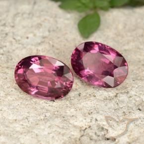2.04 ct natürliche Mittelviolett Rhodolith-Granat-Edelsteine, Oval, VS
