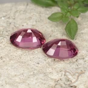 2.04 ct natürliche Mittelviolett Rhodolith-Granat-Edelsteine, Oval, VS