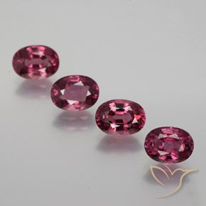 4.46ctw Natürlicher Lila Rot Rhodolith-Granat, Oval, VS