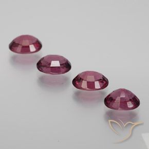 4.46 ct natürliche Lila Rot Rhodolith-Granat-Edelsteine, Oval, VS