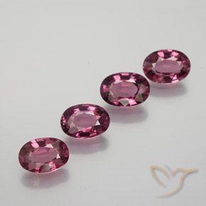 3.85ctw Natürlicher Mittelviolett Rhodolith-Granat, Oval, VS