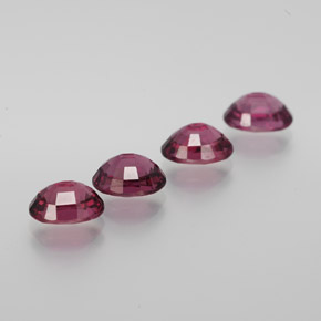  ct natürliche roter Rhodolith-Edelsteine, Oval Schliff, VVS-VS